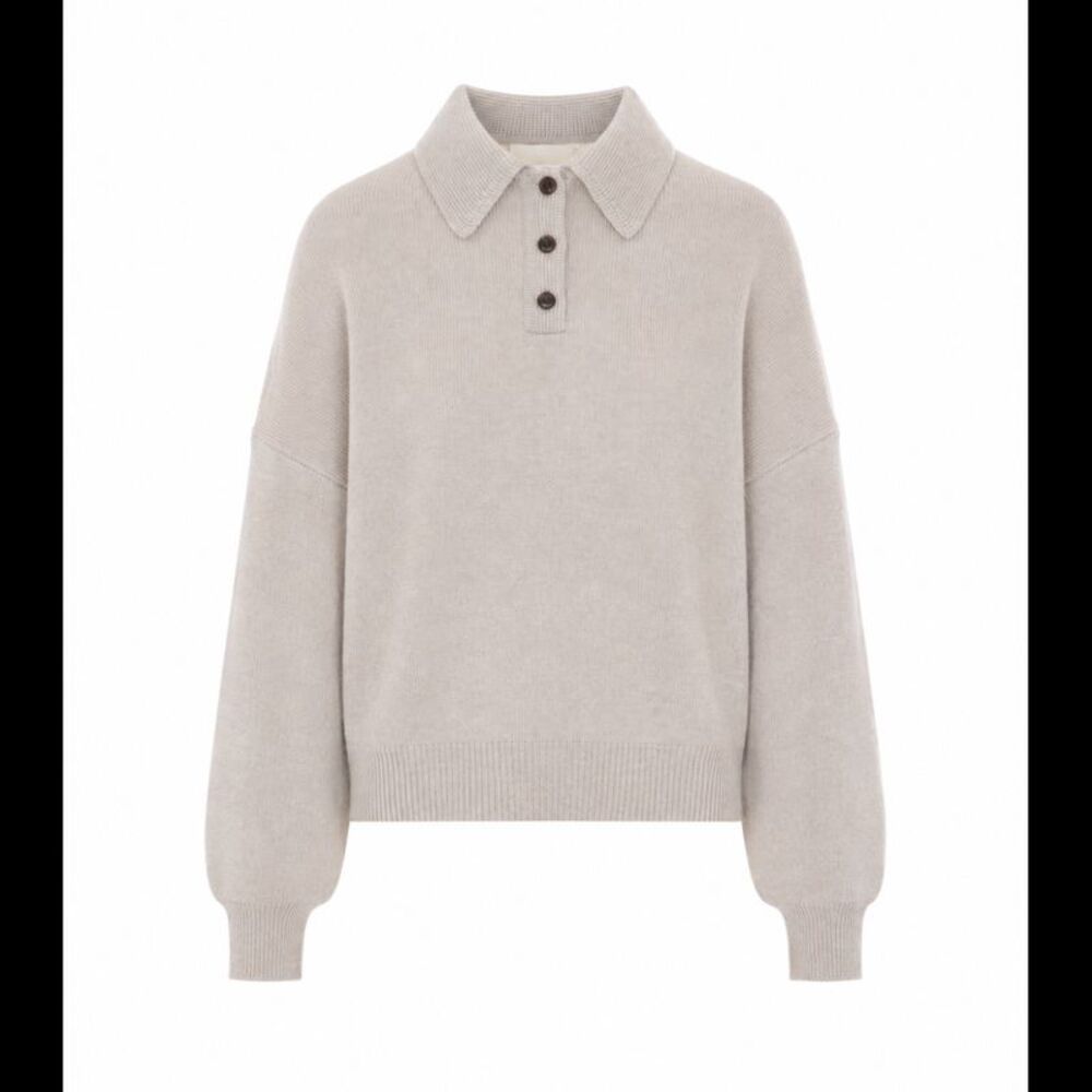 Lisa Yang Women Etta Polo Sweater